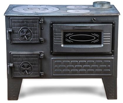 Отопительно-варочная печь МастерПечь ПВ-04 с духовым шкафом, 7,5 кВт в Краснокамске