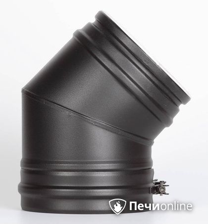 Колено 45° Schiedel Отвод 45° д.150 PM25 (Черный) Permetr в Краснокамске