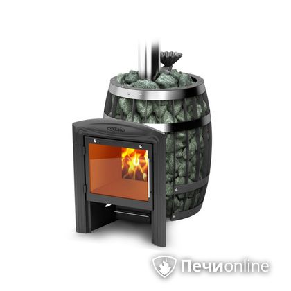Дровяная банная печь TMF Саяны II Carbon Витра ЗК в Краснокамске