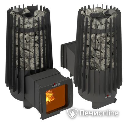 Дровяная печь-каменка GrillD Cometa Vega 180 window long Max в Краснокамске