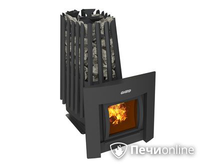 Дровяная печь-каменка GrillD Cometa Vega 350 window Max в Краснокамске