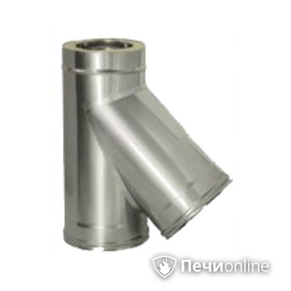 Дымоход Дымок Тройник 45° с изоляцией 0.5 мм. ТRFR45 150/230 в Краснокамске