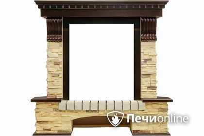 Портал для электрокамина Royal Flame Pierre Luxe угловой сланец под классический очаг в Краснокамске