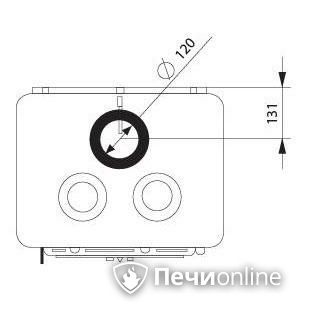Отопительно-варочная печь Ferguss Magma cook side door в Краснокамске
