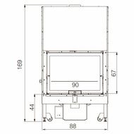 Каминная топка Edilkamin BLOKK 70 N bianco