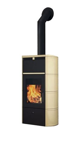 Печь-камин Edilkamin Flamma 24 kw V.A. Pergamena с Т/О в Краснокамске