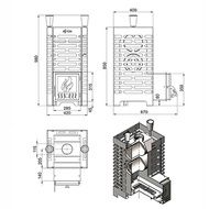 Печь для бани Aston 20 INOX