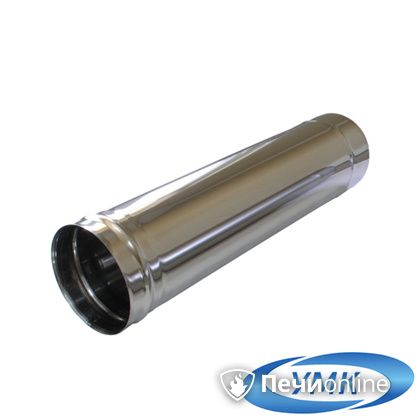 Дымоход УМК Труба D120 L=0.25 м 0,5 мм. нержавейка в Краснокамске