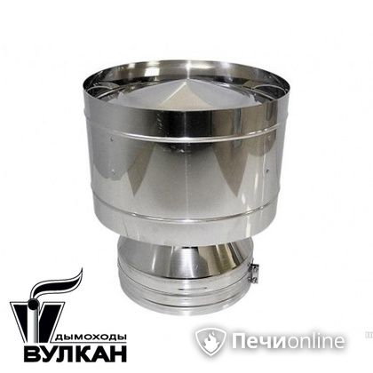 Дефлектор Вулкан DDH оцинкованный с изоляцией 100 мм D=200/400 в Краснокамске